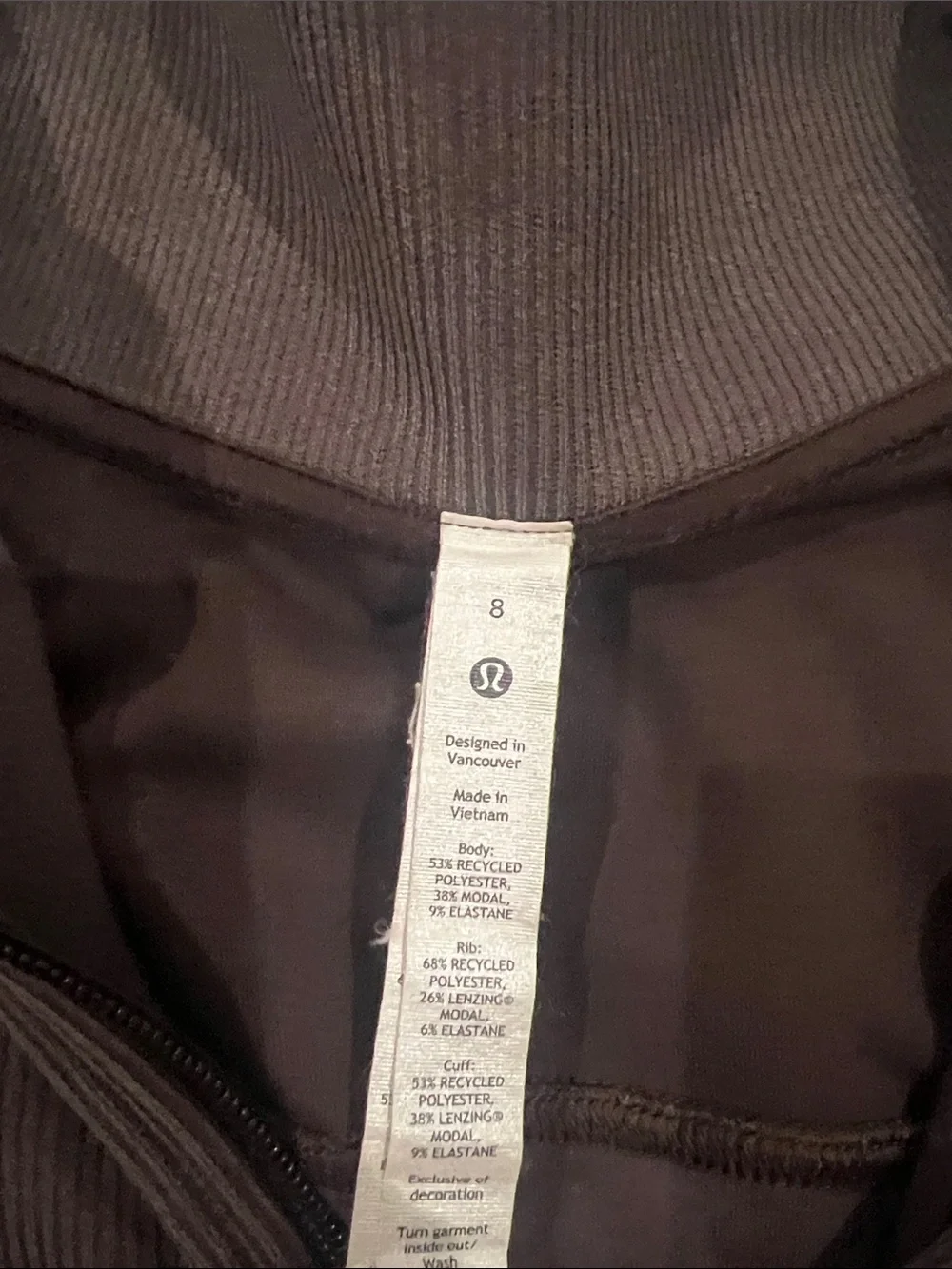 lululemon athletica Women's Dark Brown Track Jogger Set